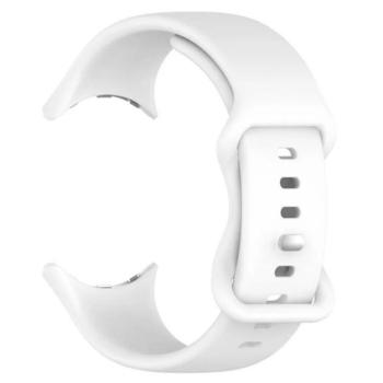Pótszíj (egyedi méret, szilikon) FEHÉR Google Pixel Watch 3 41mm kép