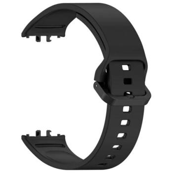 Pótszíj (egyedi méret, szilikon) FEKETE Samsung Galaxy Fit 3 kép