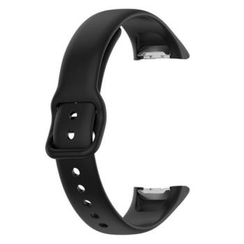 Pótszíj (egyedi méret, szilikon) FEKETE Samsung Galaxy Fit Sport (SM-R370) kép