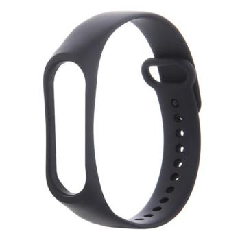 Pótszíj (egyedi méret, szilikon) FEKETE Xiaomi Mi Band 7 kép