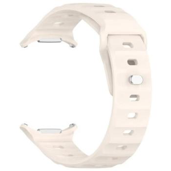 Pótszíj (egyedi méret, szilikon, légáteresztő, 3D) BÉZS Samsung Galaxy Watch Ultra eSIM 47mm (SM-L705) kép