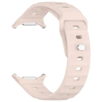 Pótszíj (egyedi méret, szilikon, légáteresztő, 3D) RÓZSASZÍN Samsung Galaxy Watch Ultra eSIM 47mm (SM-L705) kép
