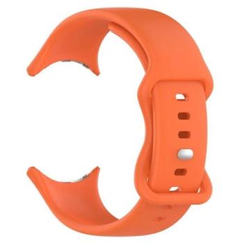 Pótszíj (egyedi méret, szilikon) NARANCSSÁRGA Google Pixel Watch 3 41mm kép