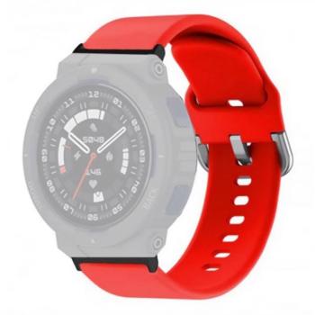 Pótszíj (egyedi méret, szilikon) PIROS Amazfit Active Edge kép