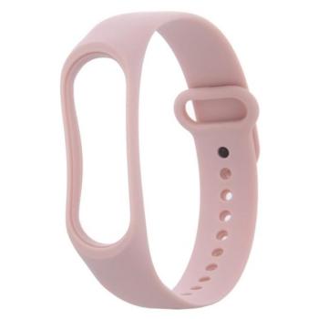 Pótszíj (egyedi méret, szilikon) RÓZSASZÍN Xiaomi MI Band 3, Xiaomi MI Band 4 kép