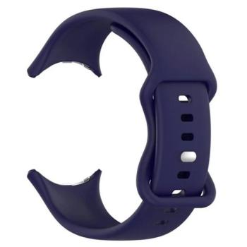 Pótszíj (egyedi méret, szilikon) SÖTÉTKÉK Google Pixel Watch 3 41mm kép