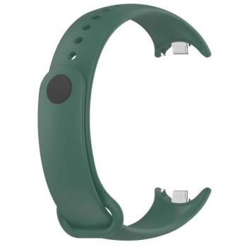 Pótszíj (egyedi méret, szilikon) SÖTÉTZÖLD Xiaomi Smart Band 9, Band 8 kép