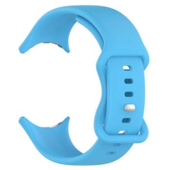 Pótszíj (egyedi méret, szilikon) VILÁGOSKÉK Google Pixel Watch 3 41mm kép