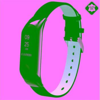 Pótszíj (egyedi méret, valódi bőr, állítható) FEKETE Xiaomi MI Band 4, Xiaomi MI Band 3 kép