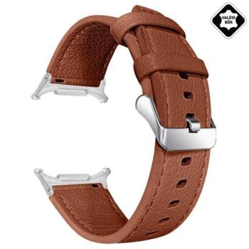 Pótszíj (egyedi méret, valódi bőr) KÁVÉBARNA Samsung Galaxy Watch Ultra eSIM 47mm (SM-L705) kép