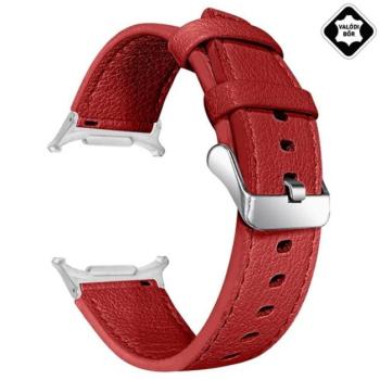 Pótszíj (egyedi méret, valódi bőr) PIROS Samsung Galaxy Watch Ultra eSIM 47mm (SM-L705) kép