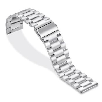 Pótszíj (univerzális, 22 mm, rozsdamentes acél, állítható) EZÜST Huawei Watch GT 2 46mm, Huawei Watch GT, Huawei Watch GT Active, Huawei Watch GT Fortuna, Huawei Watch, Huawei Watch Magic, Hua kép