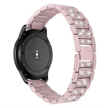 Pótszíj (univerzális, 22 mm, rozsdamentes acél, strasszkő) ROZÉARANY Huawei Watch GT 2 46mm, Huawei Watch GT, Huawei Watch GT Active, Huawei Watch GT Fortuna, Huawei Watch, Huawei Watch Magic, H kép