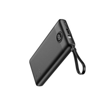 Power Bank Veger C10 - 10 000MAH (Micro + Typ C + lightning 8 -PIN) Fekete kép
