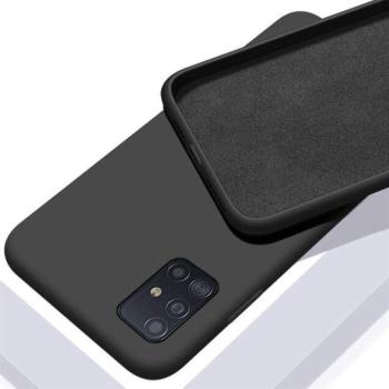 Premium szilikon tok, iPhone 14 Plus, Fekete kép
