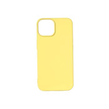 Premium szilikon tok, iPhone 14 Plus, Sárga kép