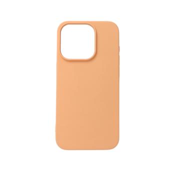 Premium szilikon tok, iPhone 15, Narancs kép