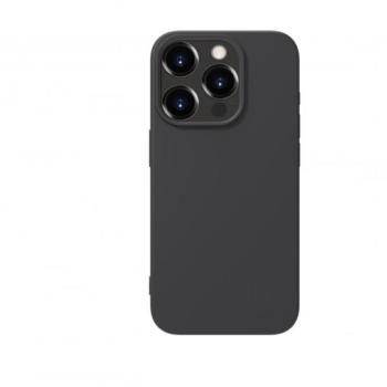 Premium szilikon tok, iPhone 15 Pro Max, Fekete kép