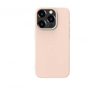 Premium szilikon tok, iPhone 15 Pro, Puder kép