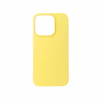 Premium szilikon tok, iPhone 16, Citroms. kép