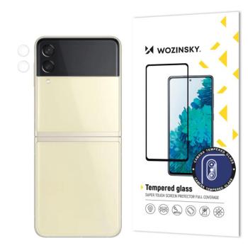 Pretender kamera üveg 9h edzett üveg tempered glass minden kameralencsére Samsung Galaxy Z flip 3 kamera kép