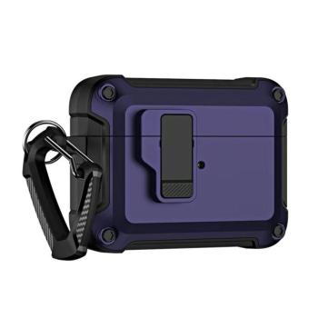 Pro Armor tok karabínerrel AirPods 4 - lila kép