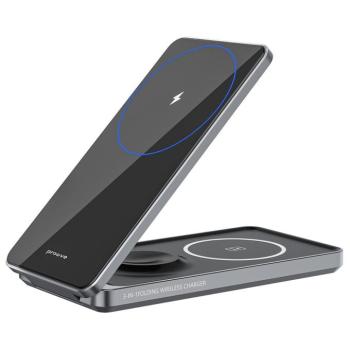 Proove Metal Edge 3 az 1-ben vezeték nélküli töltő - szürke kép