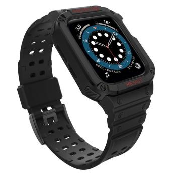 Protect okosóra szíj Watch 7/6/5/4/3/2 / SE (41/40 / 38mm) fekete tok kép