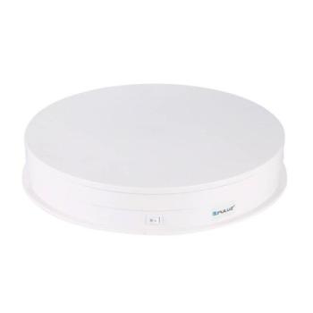 Puluz Elektromos forgó állvány, 30cm, USB, fehér kép