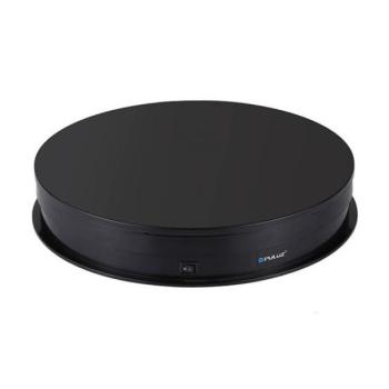 Puluz Elektromos forgó állvány, 30cm, USB, fekete kép