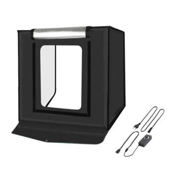 Puluz LED fénysátor, 60cm, 3380 lumen, fekete kép