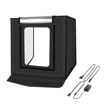Puluz PU5040EU LED fénysátor, 40cm, 2400 lumen, fekete kép