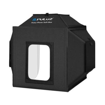 Puluz PU5042EU fotósátor, 40cm, 24W, 5500K, fekete kép