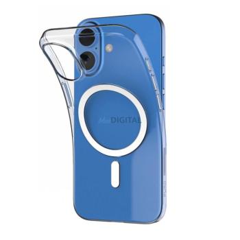 Puro 03 MagSafe szilikon tok iPhone 16 Plus - átlátszó kép