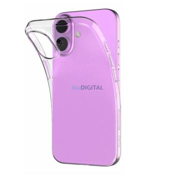 Puro 03 Nude szilikon tok iPhone 16 - átlátszó kép