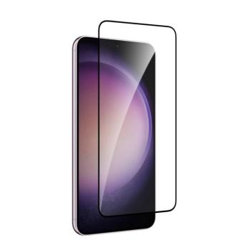 Puro Frame edzett üveg kijelzővédő fekete szegéllyel Samsung Galaxy S24 Plus/S25 Plus kép