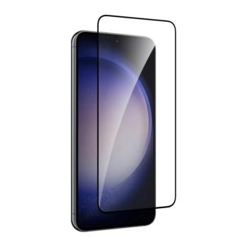 Puro Frame edzett üveg kijelzővédő fekete szegéllyel Samsung Galaxy S24/S25 kép