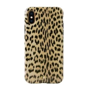 Puro Glam Leopárd Cover iPhone Xs Max fekete limitált kiadású tok kép