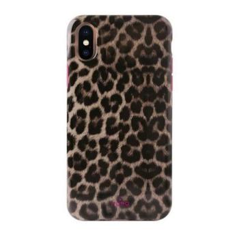 Puro Glam Leopard Cover iPhone Xs/X rózsaszín limitált kiadású tok kép