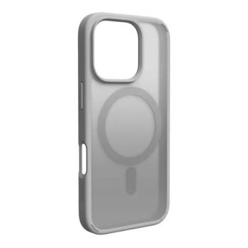 Puro Gradient Silicone MagSafe-kompatibilis tok iPhone 16 Pro Max - ezüst színű kép