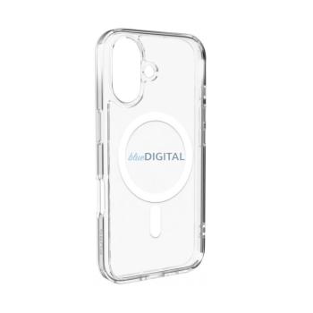 Puro Lite Mag MagSafe szilikon tok iPhone 16 - átlátszó kép