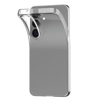 Puro Silicone tok Samsung Galaxy S25 - átlátszó kép