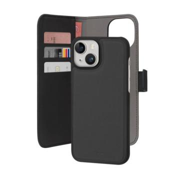Puro Wallet Detachable MagSafe-kompatibilis könyvtok iPhone 15 - fekete kép