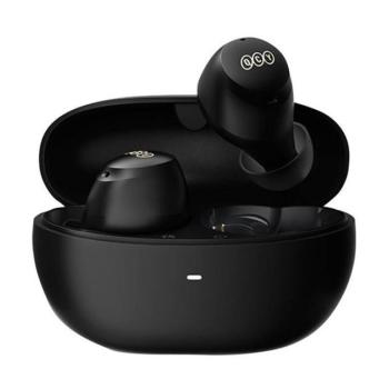 QCY HT07 ANC bluetooth headset, fekete kép