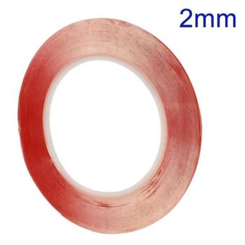 Ragasztó szalag, kétoldalas, plexi ablakhoz / érintőpanelhez (260°C hőálló, 2 mm széles, 33 m) CAT S60, Apple iPhone 7 4.7, Apple iPhone 7 Plus 5.5, Evolveo Strongphone Q5, Blackberry DTEK50 kép