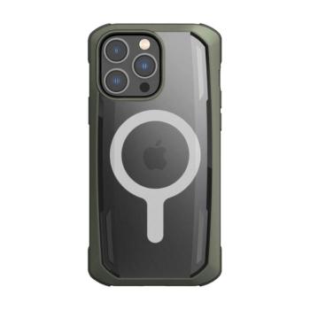 Raptic Secure Case iPhone 14 Pro tok MagSafe páncélozott borítással zöld kép