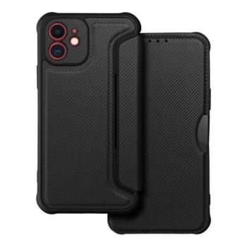 Razor book Apple iPhone 12 flip tok, fekete kép