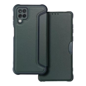 Razor book Samsung Galaxy A12 flip tok, sötétzöld kép
