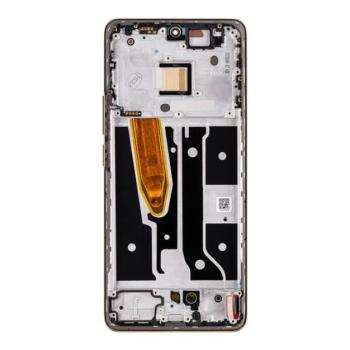 Realme 11 Pro+ 5G gyári LCD kijelző kerettel, bézs (Service Pack) kép