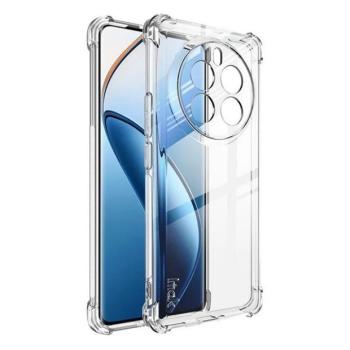 Realme 12 Pro / 12 Pro Plus, Szilikon tok, közepesen ütésálló, légpárnás sarok, IMAK, átlátszó kép